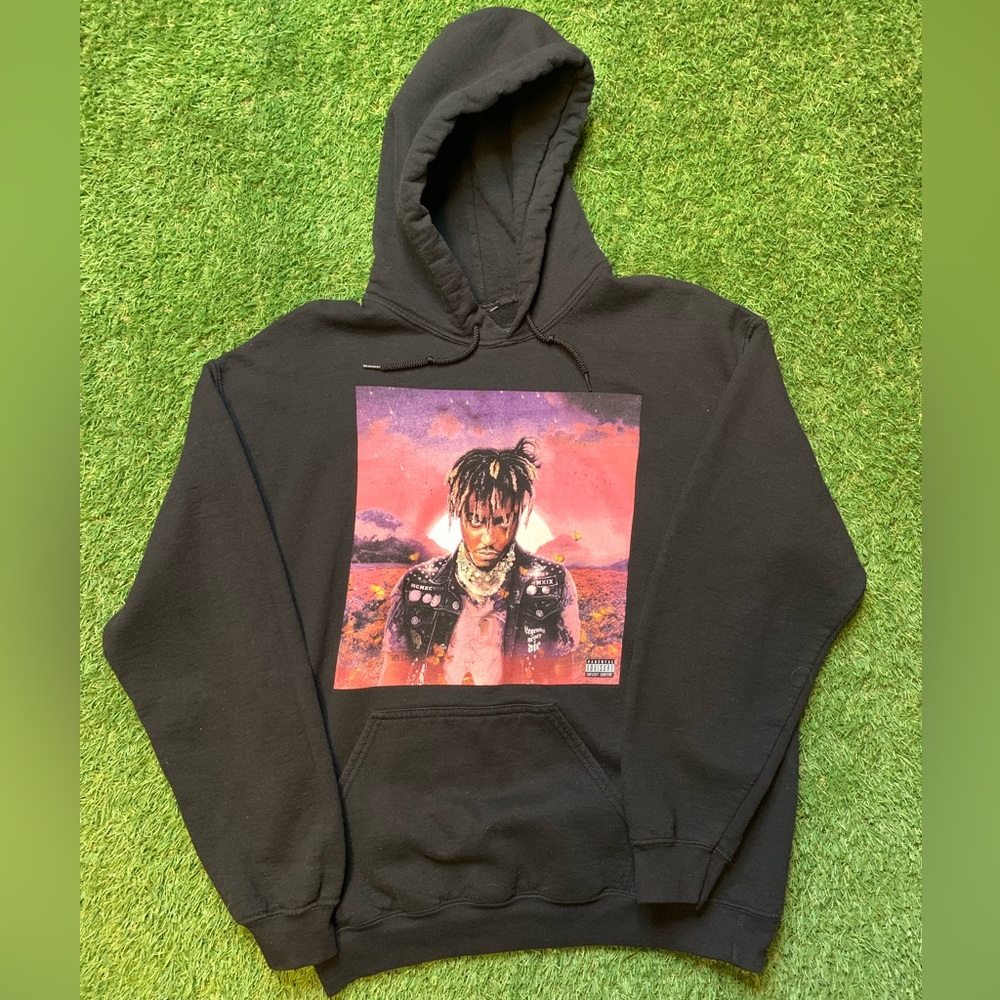Black Graphic Hoodie
